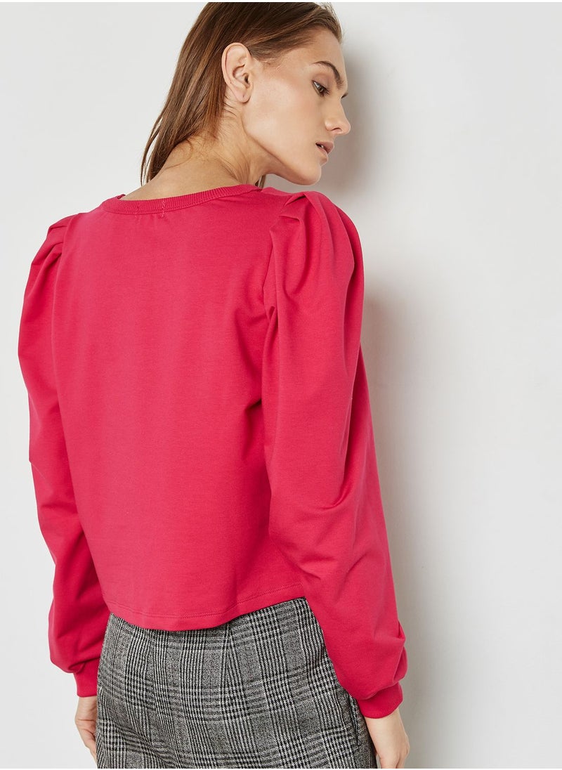 ELLA Pearl Cut Out Neck Sweatshirt  - Image 2