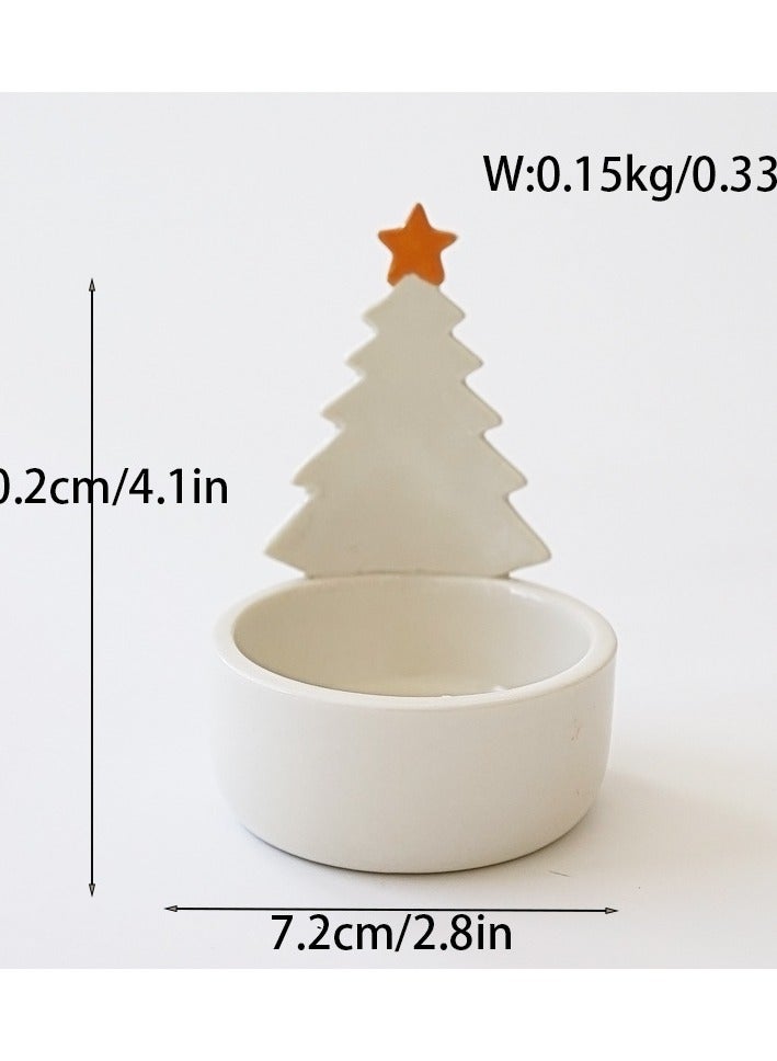 Christmas Tree Candlestick Cross Border Fragrance Decoration Ornament Christmas Gift Home Candle Aromatherapy - Image 1