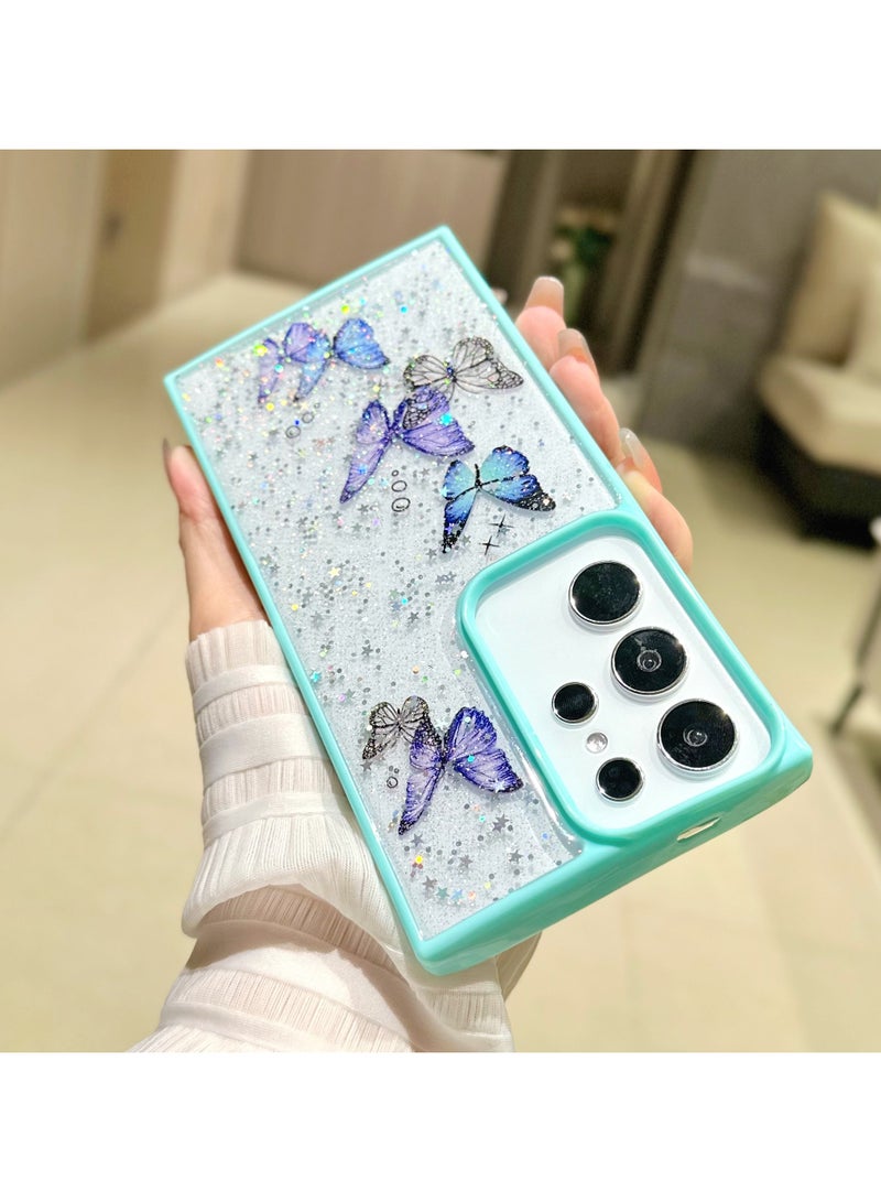 ICARLUS For Samsung Galaxy S25 Ultra 5G Case Cute Glitter Phone Case with Butterfly Soft TPU Clear Sparkle - Image 4