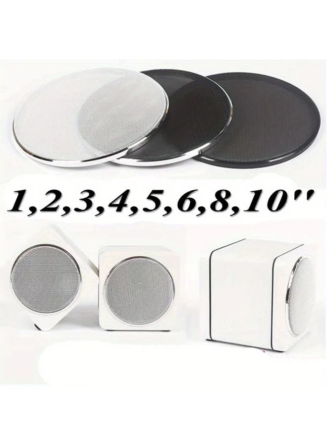 3 Inch Black Car Subwoofer Mesh Cover Durable Iron Speaker Grille 106mm - Image 1