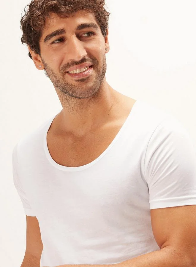 سبلاش فيڤ Set of 3   Round Neck Vest with Short Sleeves