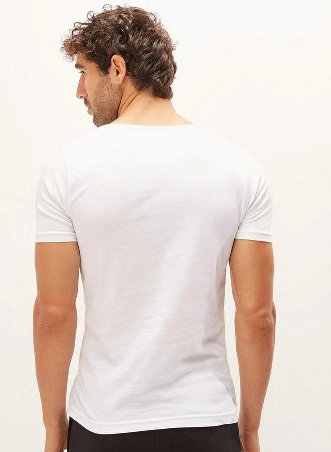 Splash FAV  Set of 3   Round Neck Vest with Short Sleeves for Men | Best Price UAE