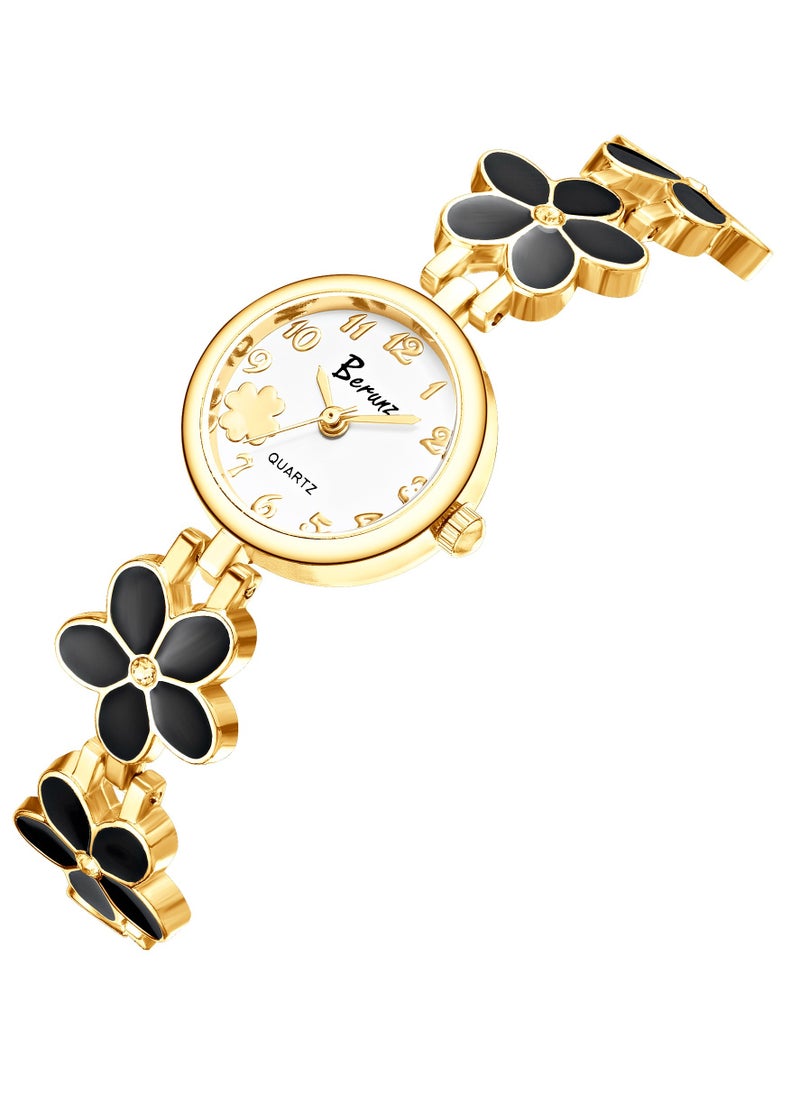 Berunz Berunz Women Watch Analog Flower design  - Image 2