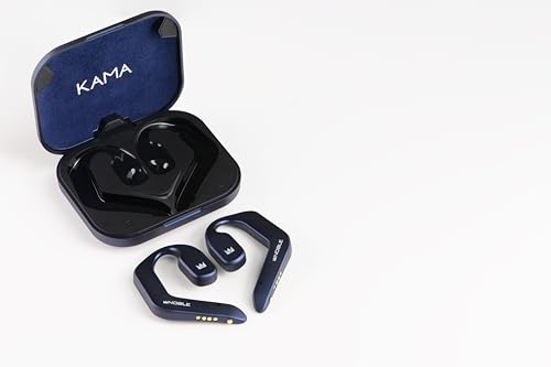 Noble FoKus Kama Wireless Earbuds Bluetooth Headphones Open Wearable Stereo Earphone High Resolution Bass Sound OverEar HiFi Earphones for Workout Running Blue - Image 3