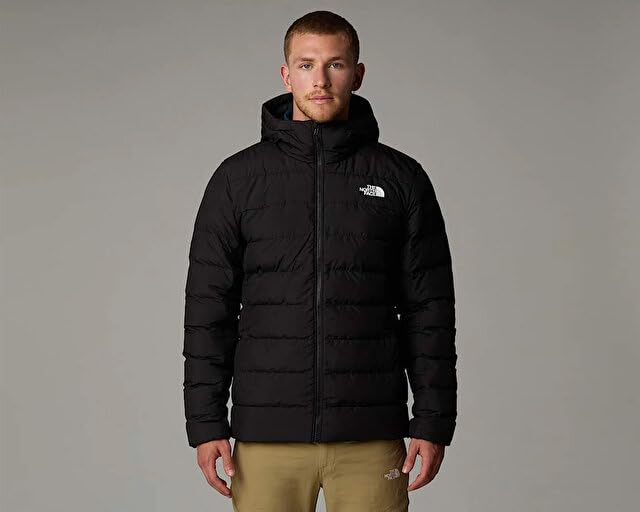 THE NORTH FACE Men's Aconcagua 3 Hooded Jacket | Insulated Winter Coat, Wind & Water Resistant, Attached 3 Piece Hood with Cinch Cord, TNF Black-NPF, X-Large - Image 2