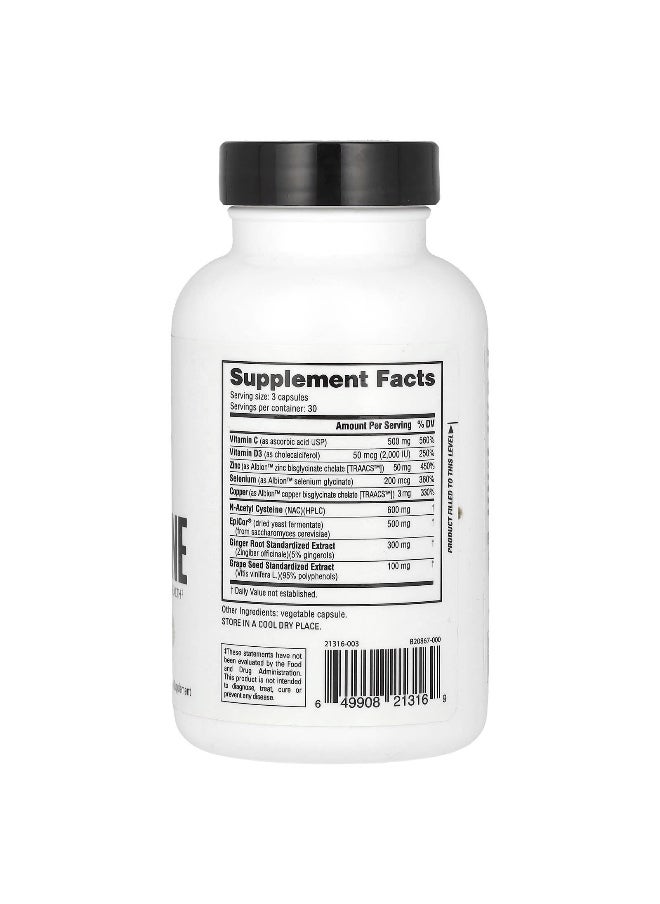 NutraBio NutraBio, Immune, 90 Veggie Caps  - Image 2