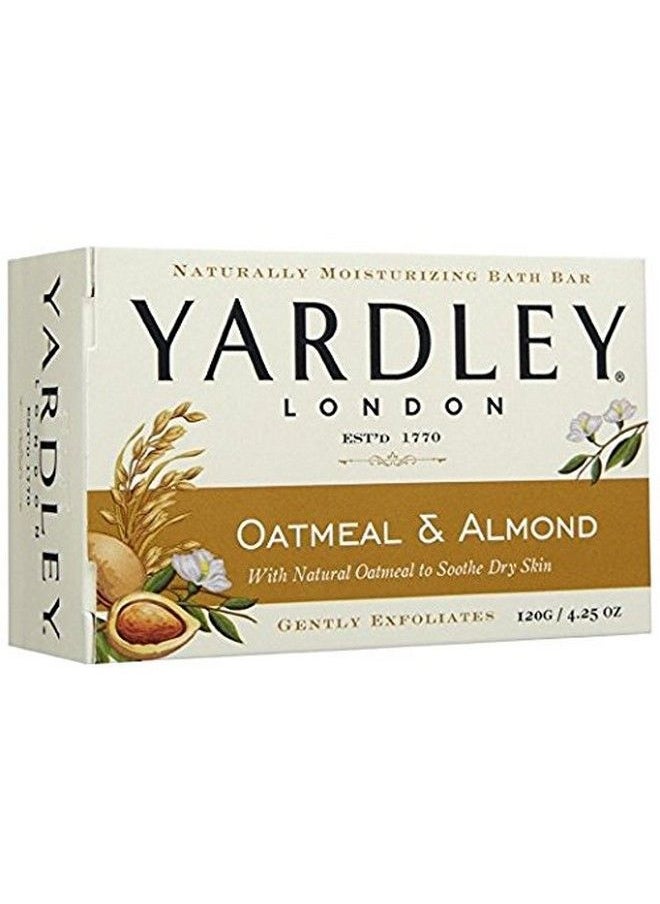 Yardley London Oatmeal and Almond Naturally Moisturizing Bath Bar 425 oz (Pack of 12)  - Image 2