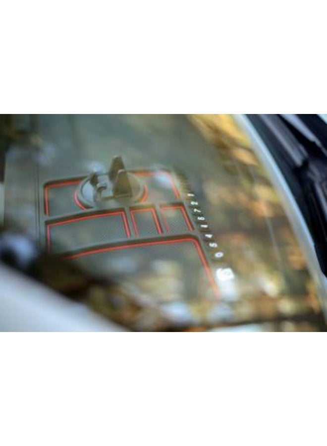 HIGHWAY 4-in-1 Anti-Slip Car Dashboard Organizer Pad, Non-Slip Silicone Mat with 360° Rotating Phone Mount, Temporary Parking Number Plate & Aromatherapy Diffuser - Image 3