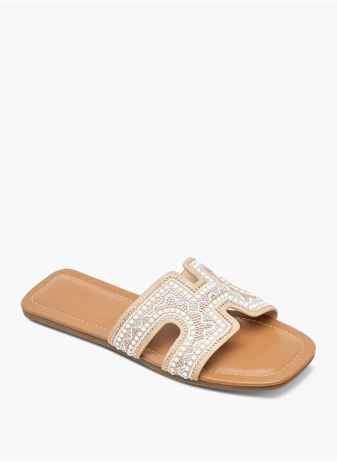 سيليست Women's Embellished Slip-On Sandals Ramadan Collection