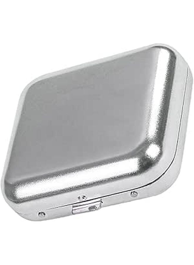 Mini Steel Pocket Ashtray with Lid Portable Travel Car Outdoor Cigarette Holder - Image 1
