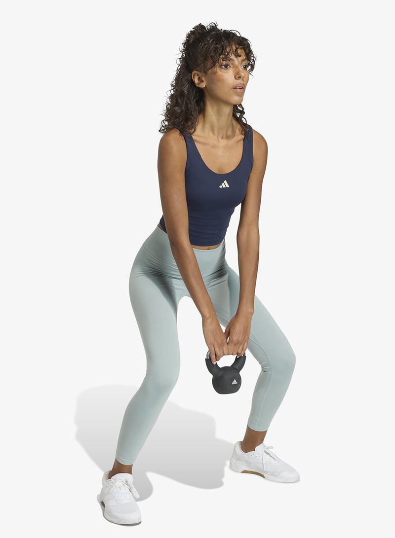 Adidas 3-Stripes Studio All Me Light Support Tank - Image 5
