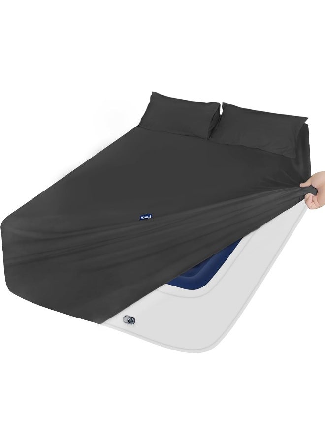 Moonsea Moonsea Extra Deep Pocket Queen Sheet Sets for Air Mattress  - Image 1