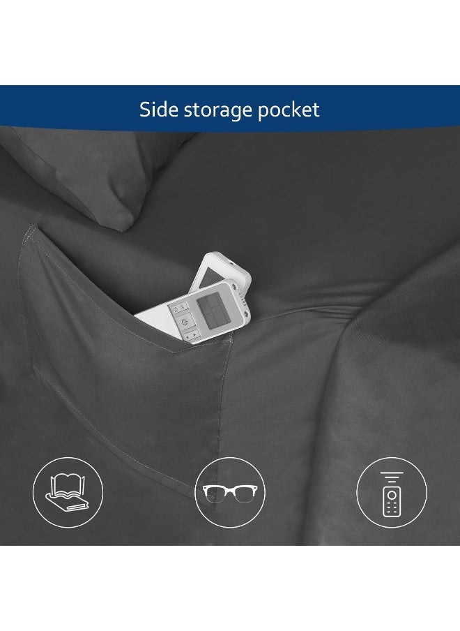 Moonsea Moonsea Extra Deep Pocket Queen Sheet Sets for Air Mattress  - Image 2