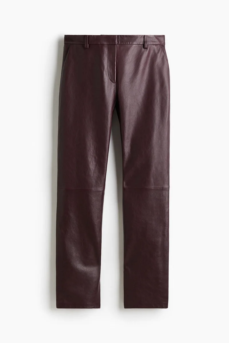 H&M Leather trousers