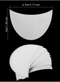 KHAJUL 100-Piece Professional Eyeshadow Pads Stencils Lint Free Under Eye Pads Eyeshadow Patches For Eyelash Extensions/Lip Makeup  - Image 2