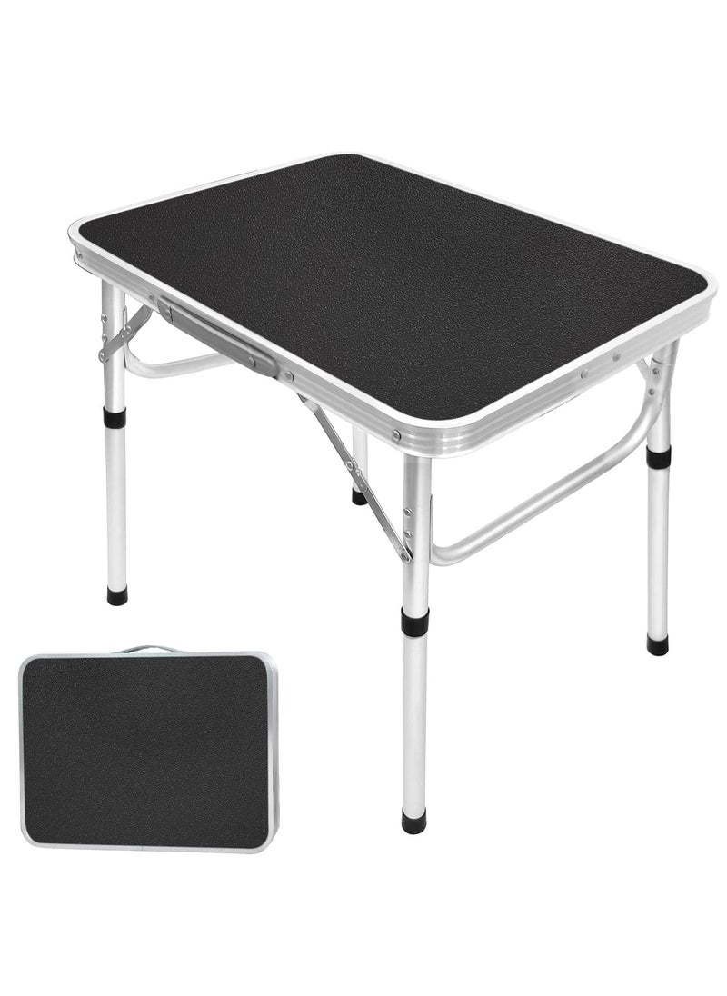 XiuWoo - Portable Trestle Outdoor Camping Table Aluminum Alloy Outdoor Folding Picnic Table Lightweight Trestle Outdoor Camping Table For Picnic Beach BBQ Party - Image 1