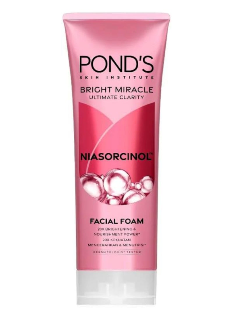 Pond's Bright Beauty Spot Less Glow Serum Facial Foam 100g - Image 1