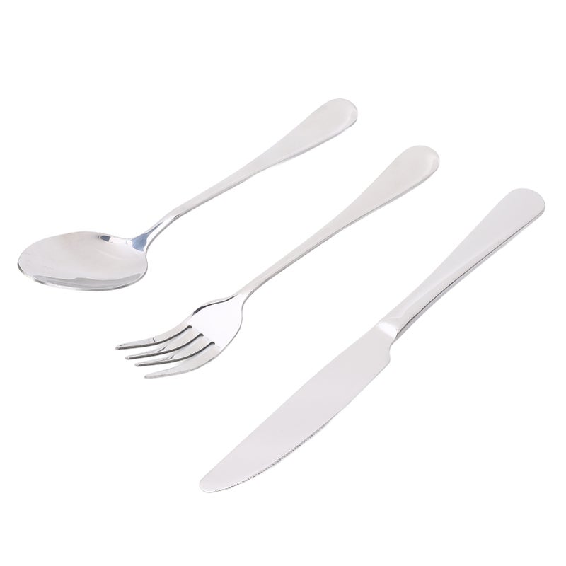 European Type 304 Stainless Steel Knives Forks Spoons Kit Tableware Cutlery Set Kitchen Supply24Pcs/Set for 6 Person - Image 3