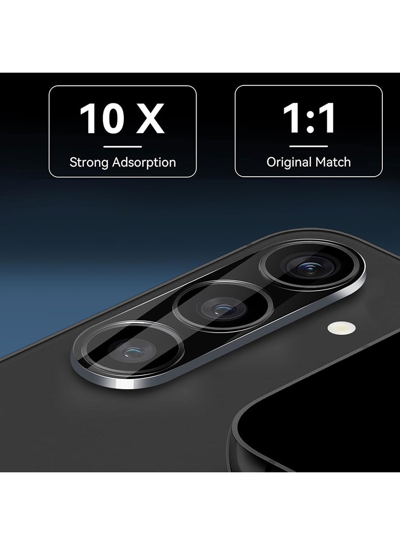 Theodor Samsung Galaxy S24 Plus Camera Lens Protector (6.7 Inch) 9H Hardness Anti Scratch, Easy Installation Tempered Glass (Black) - Image 2
