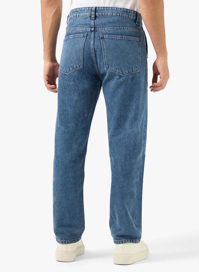 سفنتي فايف جينز بقصة مستقيمة - Image 3