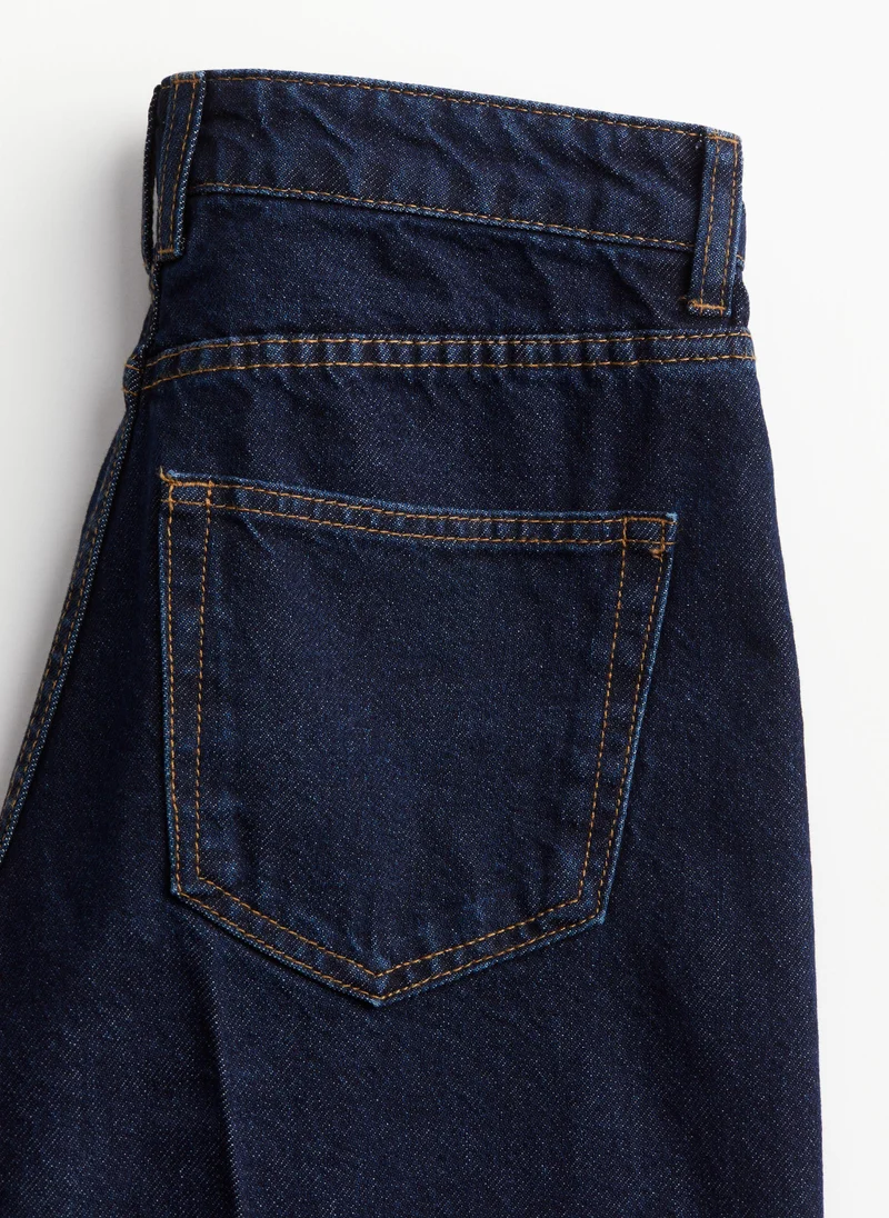 H&M Crease-Leg Tapered Jeans