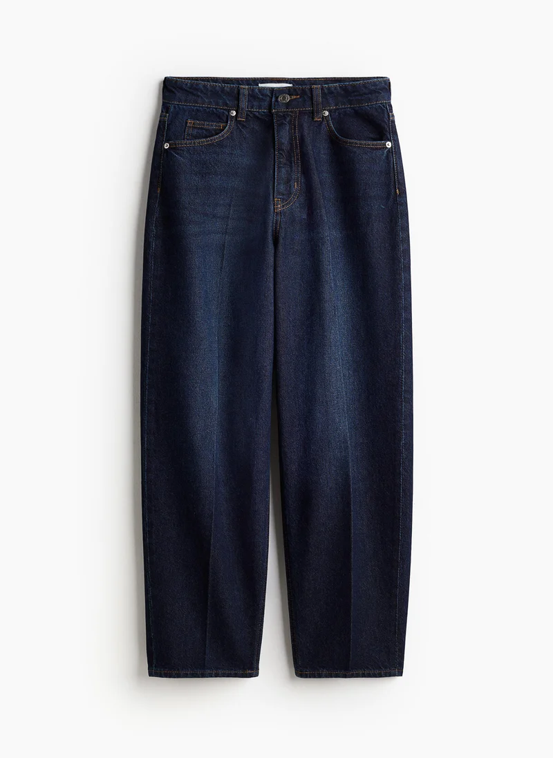 H&M Crease-Leg Tapered Jeans