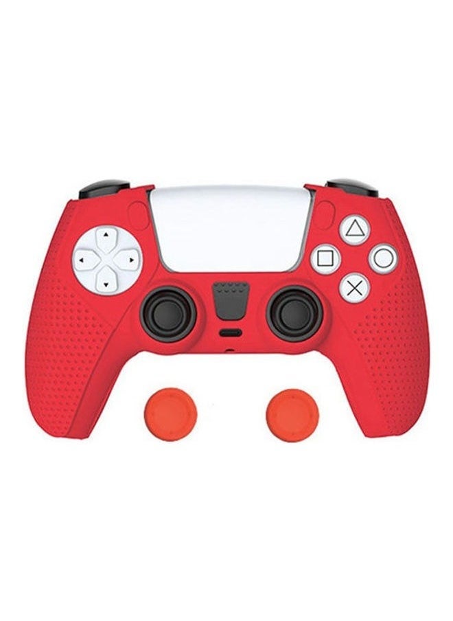 دوبي غطاء سيليكون لوحدة تحكم PS5 - أحمر  - Image 1