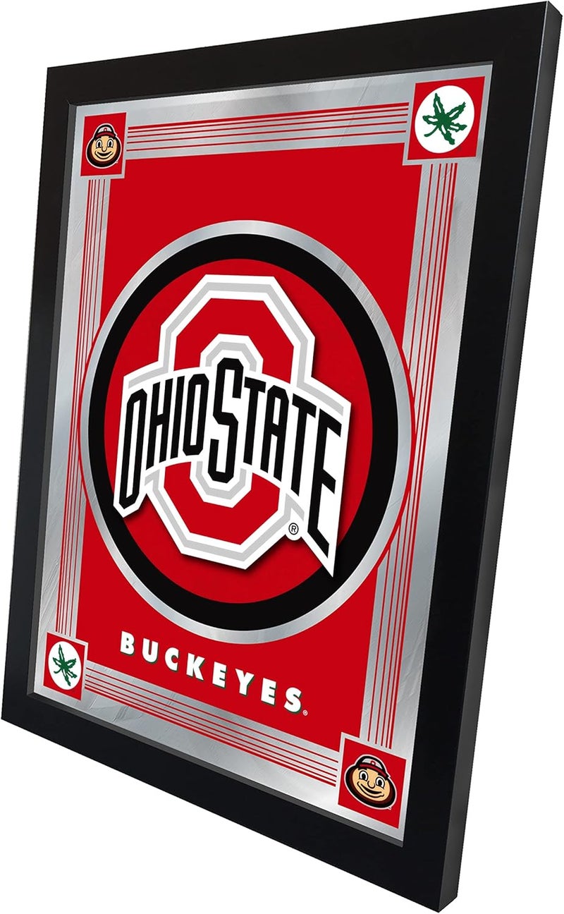 HBS Holland Bar Stool Company Ohio State Logo Mirror Art, 17 X 22-Inch, Black - Image 2