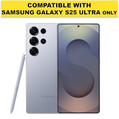 RIGGEAR Shockproof Sleek Hybrid Armor Magnetic Back Cover Case Compatible with MagSafe Accessories for Samsung Galaxy S25 Ultra (Clear PC with Black TPU Bumper) - Image 2