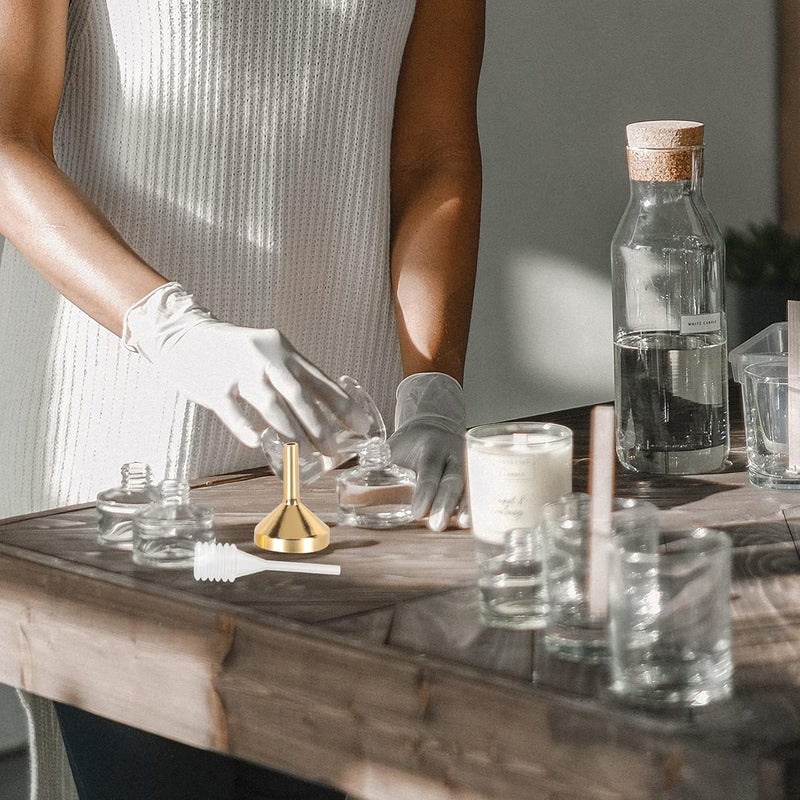 4 Sets Metal Funnels with Dropper for Perfume Essential Oils Easy to Clean - Image 5