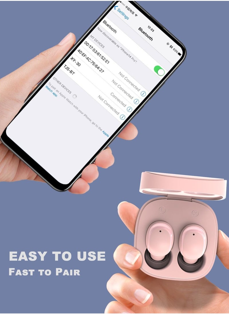 Generic Mini Bluetooth Earbuds, Noise Canceling for Clear Calls 25 hours Play Time  Wireless Earphones Compatible with iPhone/Galaxy/Huawei/Xiaomi/Nokia/OPPO  - Image 2