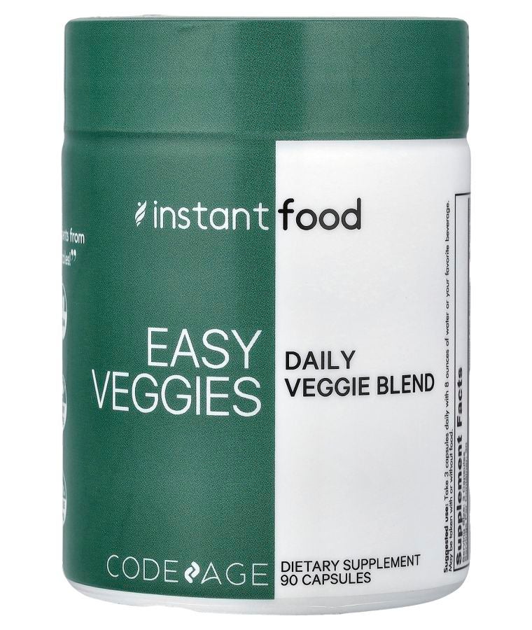 Codeage Instant Food Easy Veggies Daily Veggie Blend 90 Capsules