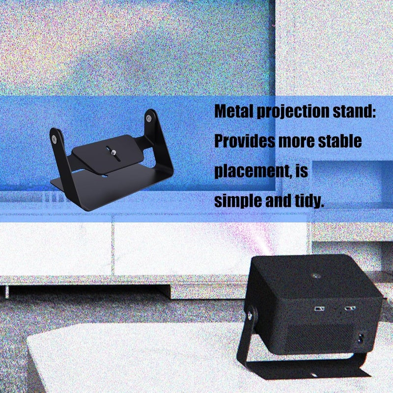 360 Rotatable Projectors Bracket Stand for Wall and Ceiling Mounting Home Theater Conference Room Applications Multiple Angle Projectors Mount for Home Theater - Image 4