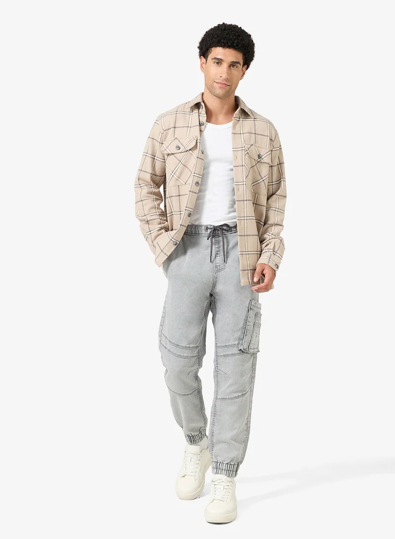 Ripples Men's Knit Denim Jogger
