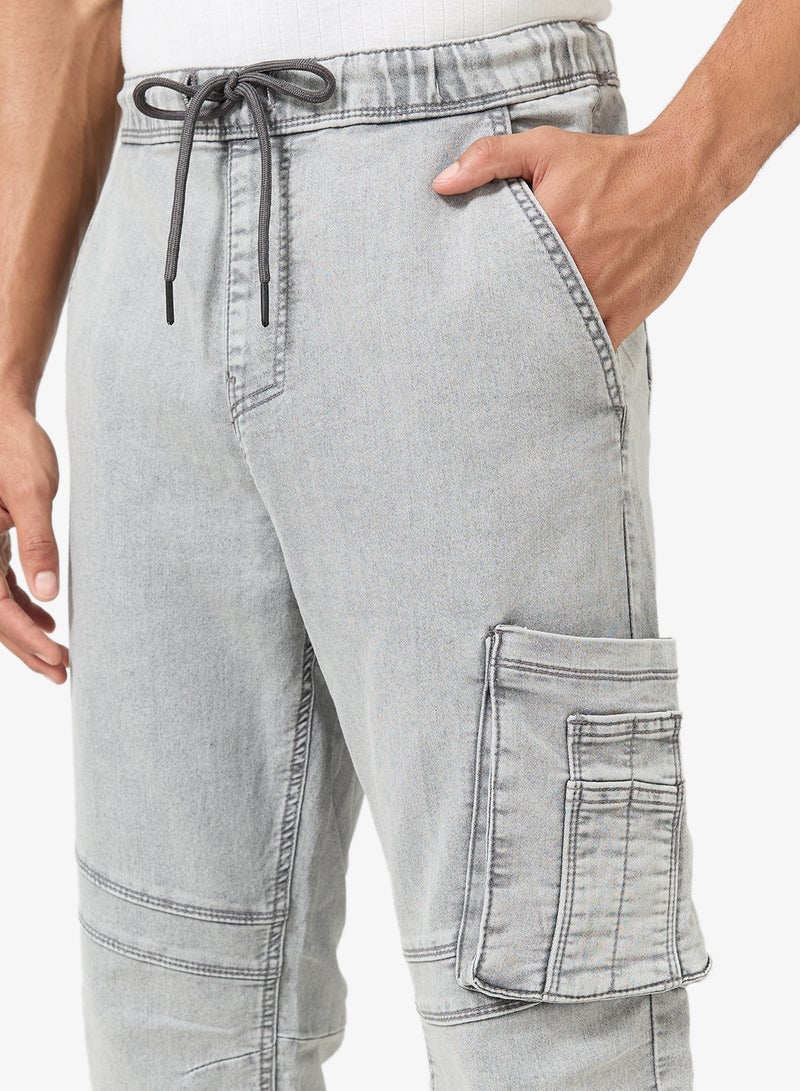 Ripples Men's Knit Denim Jogger - Image 4
