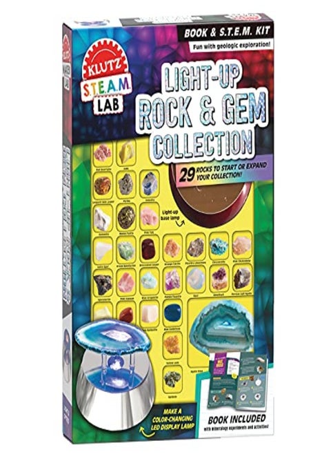 Lightup Rock & Gem Collection Klutz Maker Labs by Klutz Press Paperback