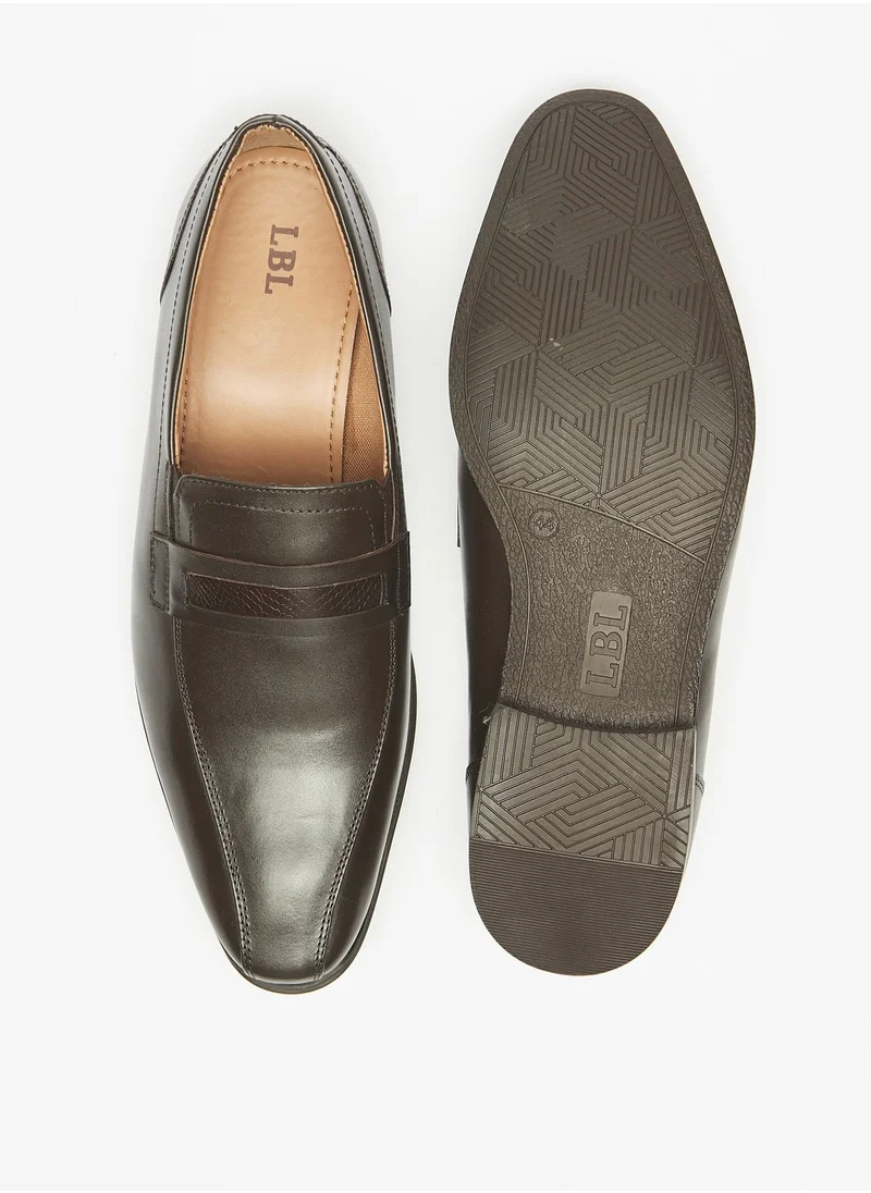 ال بي ال من شو اكسبرس Mens Solid Slip-On Loafers