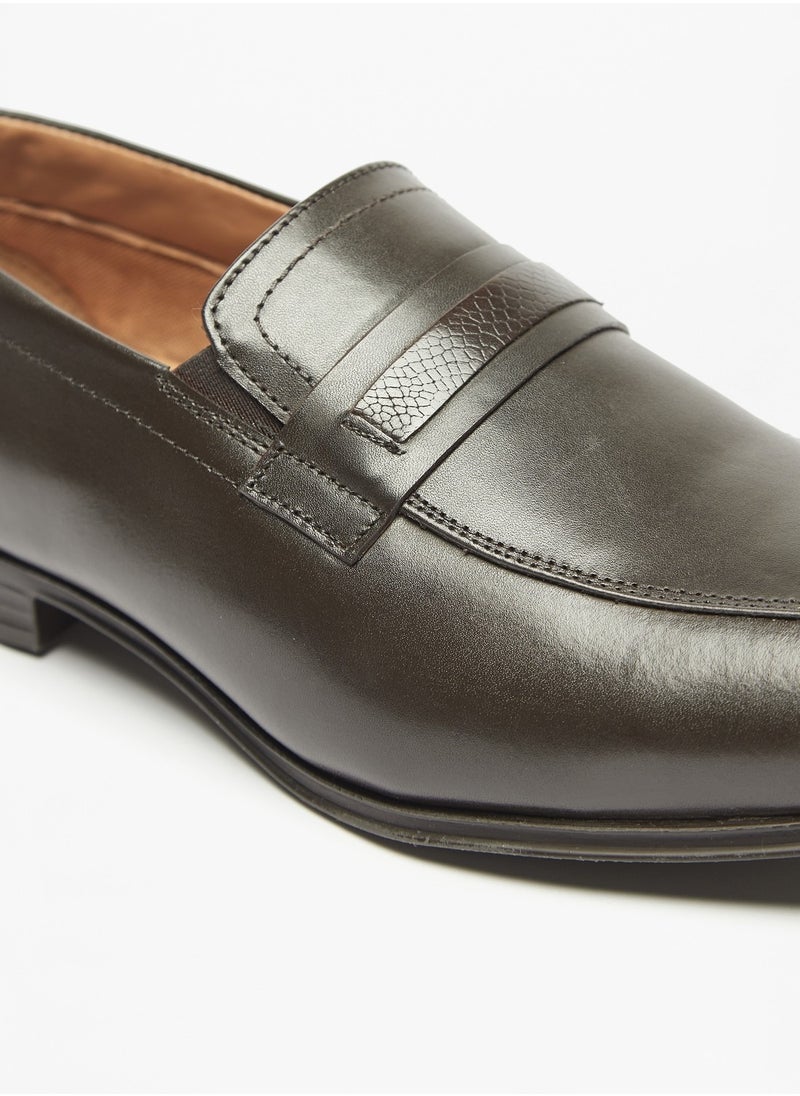 LBL by Shoexpress Mens Solid Slip-On Loafers  - Image 5