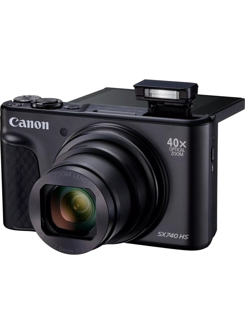 كانون باور شوت SX740 HS لايت أسود - Image 5