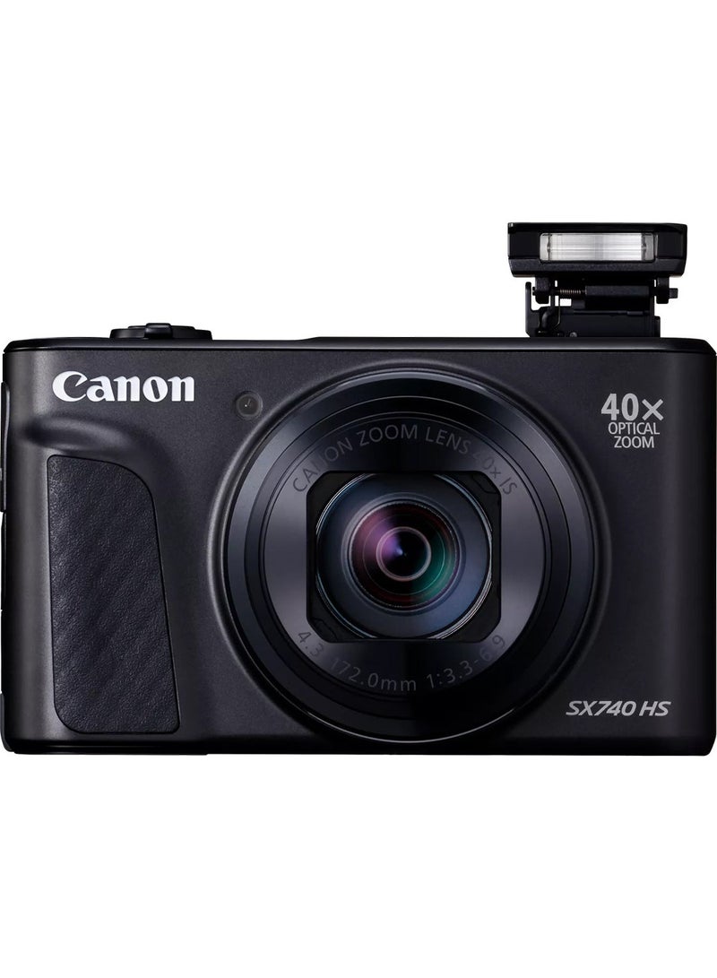 كانون باور شوت SX740 HS لايت أسود - Image 3