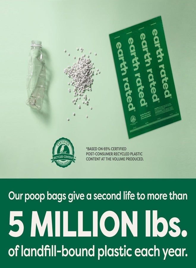 إيرث ريتد أكياس فضلات الأطفال المحمولة من إيرث ريتد، بحجم مناسب للسفر، مضمونة ضد التسرب وسميكة للغاية، 36 كيس (6 عبوات من 6 أكياس) - Image 5