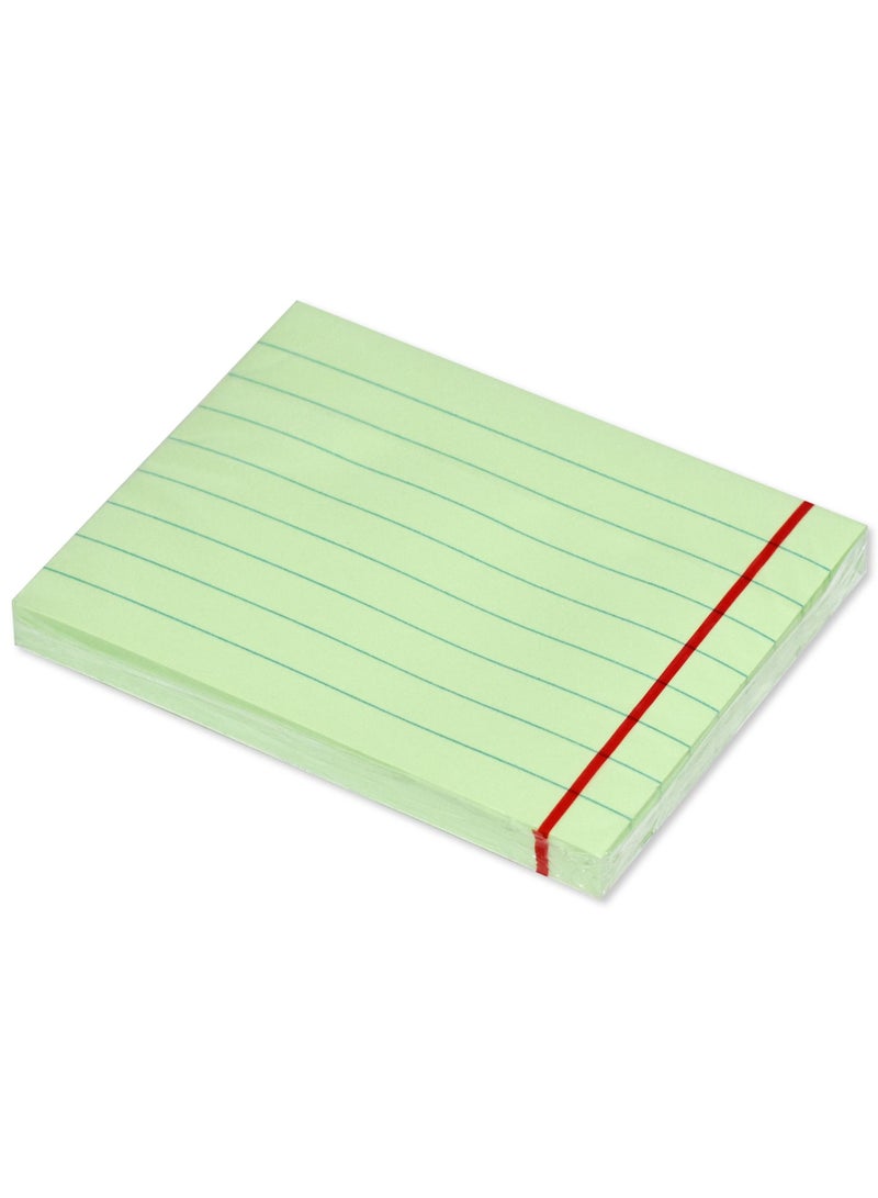 FIS Sticky Note Pad, 3X4 inches, Pack of 12, Ruled Pastel Green -FSPO3X4RPGR - Image 3