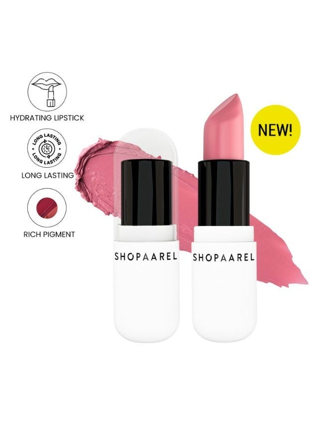 شوبارل أحمر الشفاه "فيلفيت فيوجن مات" (Velvet Fusion Matte) من Shopaarel – ترطيب يدوم طويلاً ولمسة نهائية مخملية ناعمة – درجة Godness08 - Image 2