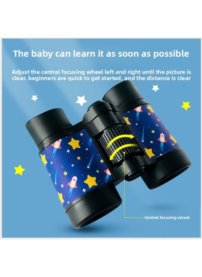 Telescope Children Boys Girls Toys Adjustable HD Binocular Primary School Students Nostalgic Toys Wholesale-Color:Camouflage Blue  - Image 3