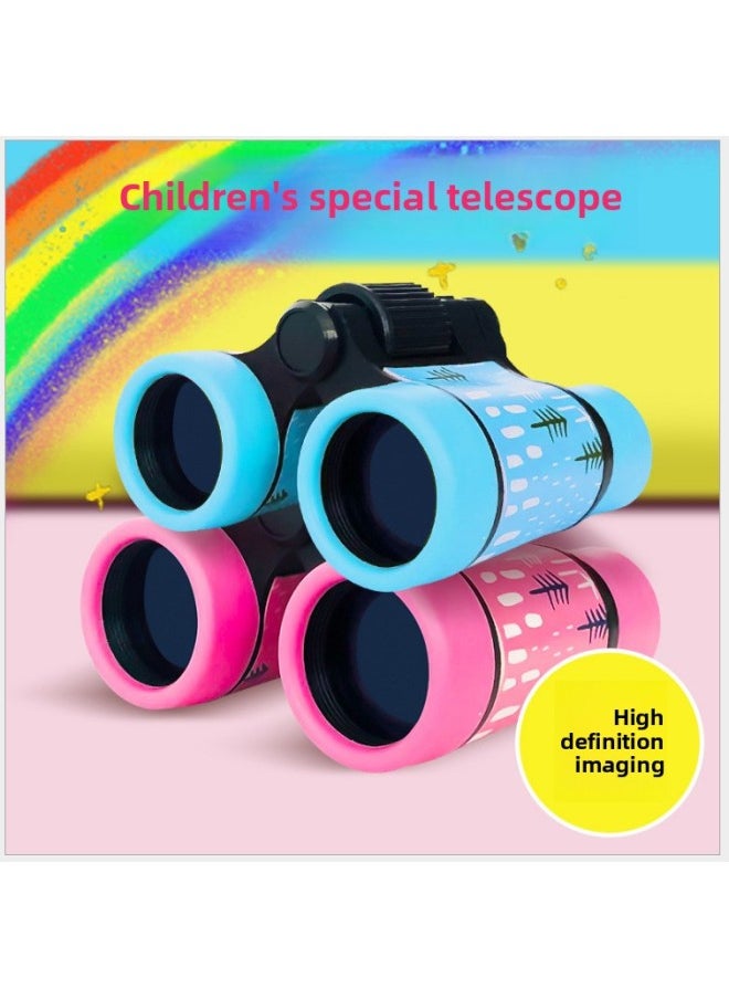 Telescope Children Boys Girls Toys Adjustable HD Binocular Primary School Students Nostalgic Toys Wholesale-Color:Camouflage Blue  - Image 2