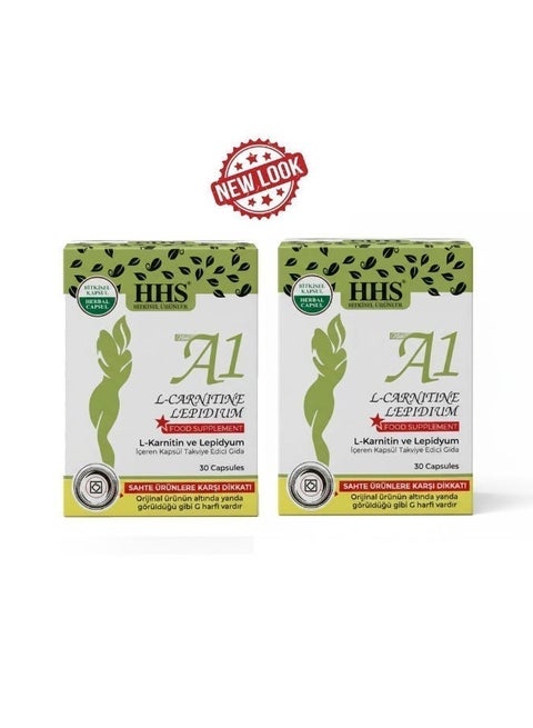 a1 l carnitine HHS A1 Herbal 30 Capsules A Quality Dietary Supplement – Lujain Beauty main image 0