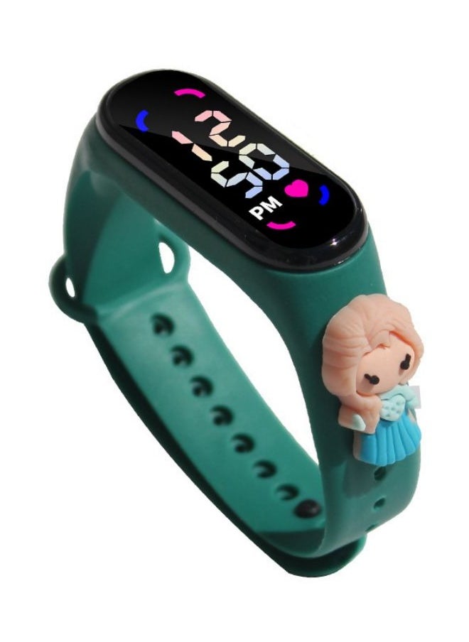 In Air Kids' Water Resistant Silicone Digital Watch 4PCS  - Image 2