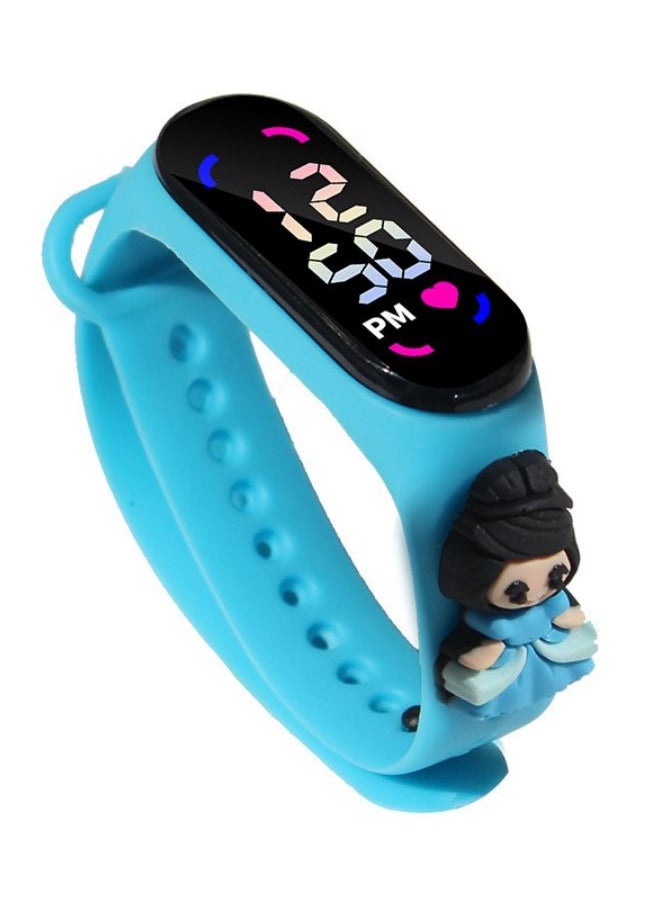 In Air Kids' Water Resistant Silicone Digital Watch 4PCS  - Image 3