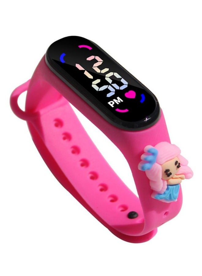 In Air Kids' Water Resistant Silicone Digital Watch 4PCS  - Image 4