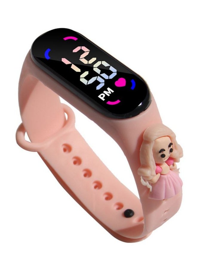 In Air Kids' Water Resistant Silicone Digital Watch 4PCS  - Image 5